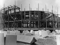 Meštrovićev paviljon u izgradnji 1936 godine, završen je 1938. godine